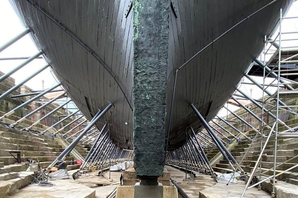 The HMS Victory preserved and restored by historic ship conservation specialists from Fenton Holloway.