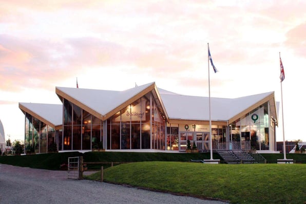 A building that shows the importance of wind loading for temporary structures