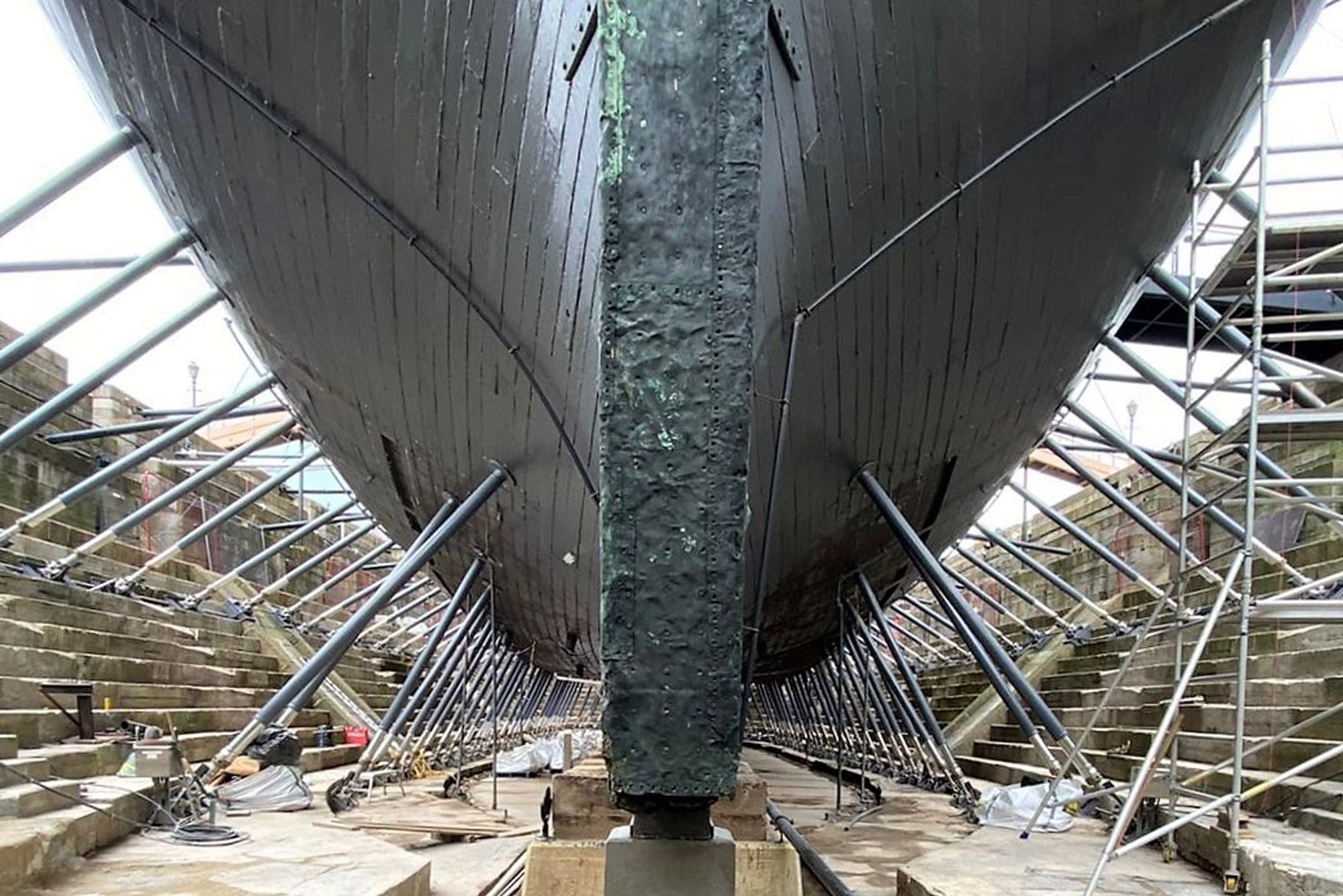 The HMS Victory preserved and restored by historic ship conservation specialists from Fenton Holloway. 